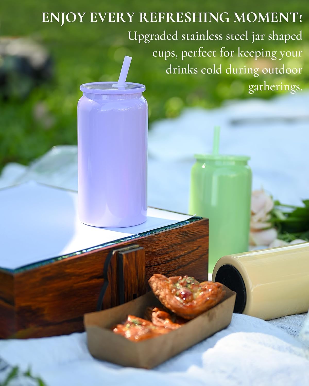 16oz Stainless Steel Colorful Tumblers