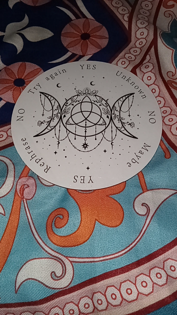 Trinity Goddess Moon Pendulum Board