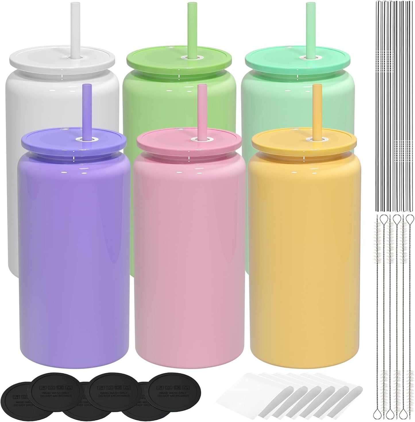 16oz Stainless Steel Colorful Tumblers