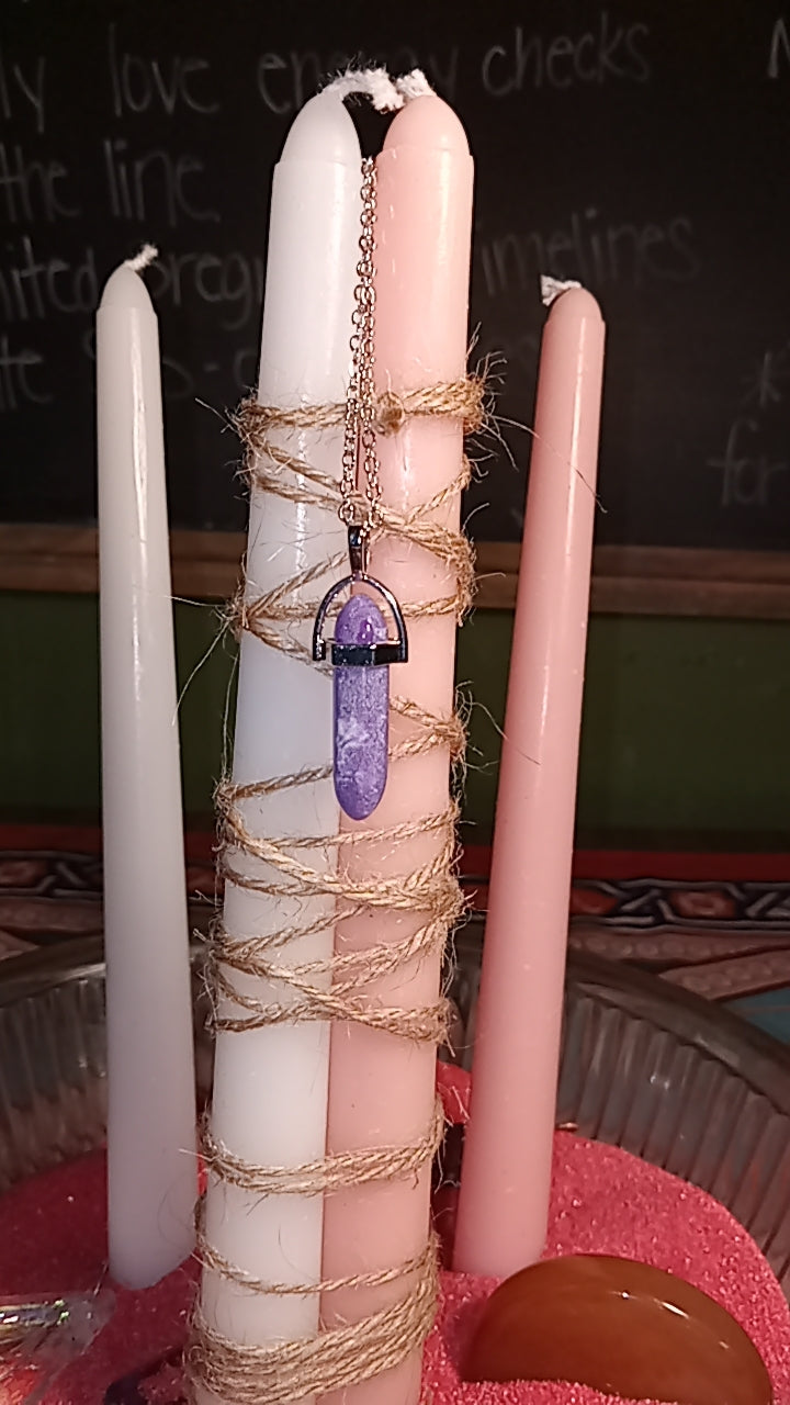 Amethyst Pendant Necklace