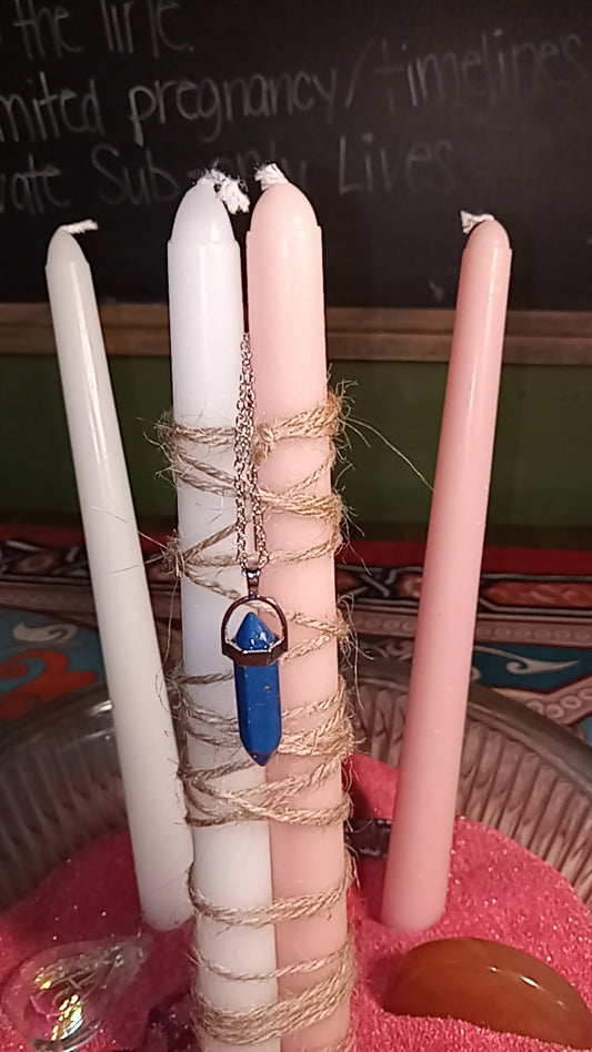 Blue Lapis Lazuli Pendant Necklace