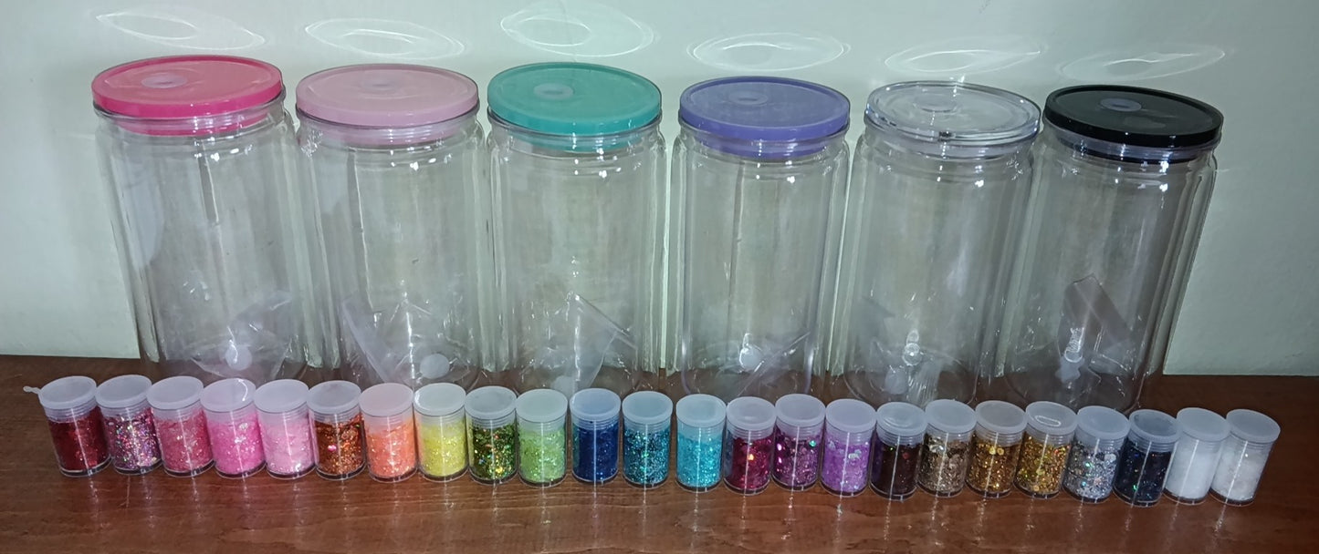 Custom Acrylic Snow Globe Cups