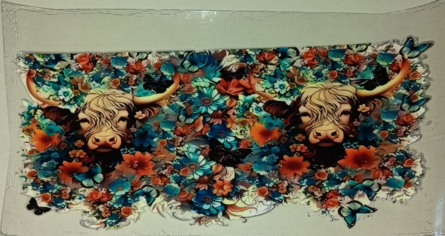Floral Bull Wrap
