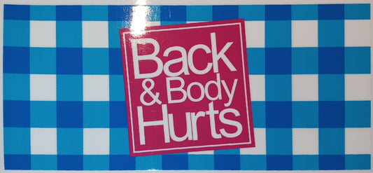 Back and Body Hurts Wrap